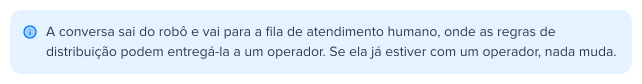 Aviso do passo Enviar para a fila